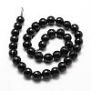 Natural Black Onyx Beads Strands G-D840-22-8mm-2