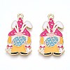 Alloy Enamel Pendants ENAM-T022-01C-1