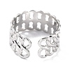 Tarnish Resistant 304 Stainless Steel Finger Rings RJEW-L102-38P-4