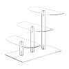 3-Tier Acrylic Action Figure Display Riser Stands ODIS-WH0026-30-1