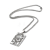 Non-Tarnish 304 Stainless Steel Pendant Necklaces NJEW-K253-24P-2