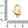 Brass Lobster Claw Clasps LS-KK-Z078-51G-3