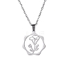 Non-Tarnish 304 Stainless Steel Pendant Necklaces PW-WG57218-06-1