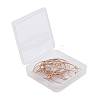 30Pcs 5 Size 316L Surgical Stainless Steel Hoop Earring Findings X1-STAS-ZZ0001-03G-6