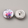 Brass Jewelry Snap Buttons BUTT-WH0028-04F-2