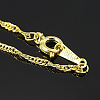 Brass Chain Necklaces X-NJEW-D078-410-G-2