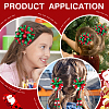 4Pcs Polyester Alligator Hair Clips OHAR-WR0001-05-5