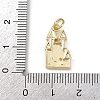 Brass Enamel Pendants KK-D424-27G-4