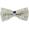 1Pc Polyester with Rhinestone Bow Ties for Bridegroom AJEW-SP0003-32E-1