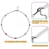 Polymer Clay Heishi Surfer Beaded Necklaces Set NJEW-SW00030-2