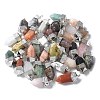 Natural Mixed Stone Faceted Pendants G-G181-03P-1