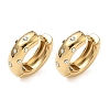 304 Stainless Steel Rhinestone Hoop Earrings EJEW-K268-72G-4