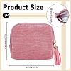Cloth Jewelry Storage Zipper Bags with Tassel for Earrings Rings Bracelets Necklaces AJEW-WH0596-664D-2