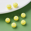 Opaque Striped Acrylic Beads MACR-S373-27D-06-5