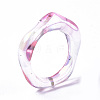 Transparent Resin Finger Rings X-RJEW-T013-001-E03-6