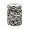 Tarnish Resistant 304 Stainless Steel Curb Chains CHS-R009-01-3