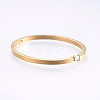 304 Stainless Steel Bangles BJEW-P223-20G-3