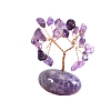 Natural Amethyst Chips Tree of Life Decorations PW-WG94128-01-2