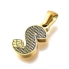 Golden 304 Stainless Steel Pendants STAS-K300-01G-S-2