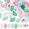 100Pcs 10 Colors Baking Paint & Spray Painted Glass Pendants EGLA-HY0001-01-1