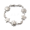 Brass Link Bracelets for Women LS-BJEW-C118-01P-5