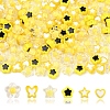 200Pcs 6 Styles Transparent & Opaque Acrylic Beads TACR-FS0001-54G-1