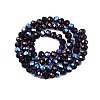 Electroplate Glass Beads Strands LS-EGLA-A044-T6mm-L15-3