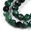 Natural Fuchsite Beads Strands G-S345-6mm-33-4