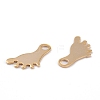 201 Stainless Steel Charms STAS-C017-08G-2