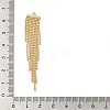 Brass Ball Chains Tassels Pendant KK-K276-01G-3