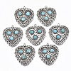 Tibetan Style Alloy Pendants PALLOY-R113-004-RS-1