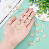 24Pcs 6 Styles Alloy Pendants FIND-SC0003-82-3