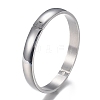 Tarnish Resistant 304 Stainless Steel Bangles STAS-I166-36C-3