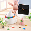 80Pcs 2-Hole Porcelain Buttons PORC-PJ0001-02E-7