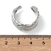304 Stainless Steel Cuff Open Rings for Women RJEW-L341-03B-P-5