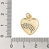 Rack Plating Brass Cubic Zirconia Pendants KK-B092-02G-3