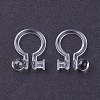 Eco-Friendly Plastic Clip-on Earring Findings KY-P005-02-2