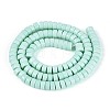 Opaque Solid Color Glass Beads Strands LS-GLAA-N026-3x6mm-14-2