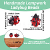 Handmade Lampwork Beads Strands LAMP-TA0002-01-4