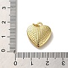 Rack Plating Brass Micro Pave Cubic Zirconia Pendants KK-R158-01D-G-3