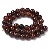 Natural Africa Orange Garnet Beads Strands G-K365-F01-8mm-3