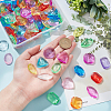   150Pcs 10 Colors Transparent Acrylic Beads DIY-PH0008-88-6