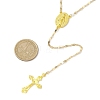 Alloy Cross Pendant Necklaces for Women NJEW-JN04799-3