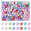 200Pcs Opaque Acrylic Beads TACR-FS0001-50-1