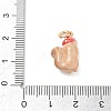 Brass Enamel Pendants KK-CBAE20A-01K-G-3
