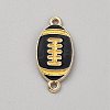 Zinc Alloy Enamel Sport Connector Charms FIND-CJC0437-009A-07-1
