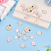 30Pcs 6 Styles Alloy and Enamel Pendants ENAM-TADJ0001-04A-3