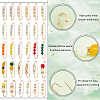  Elit 30Pcs 30 Style Plastic Round & Heart & Oval Beaded Safety Pin Brooches Set SJEW-PH0001-09-4