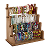 4-Tier Wood Bracelet Organizer Display Stands BDIS-WH0010-16B-1
