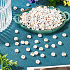 500Pcs Plating Acrylic Beads PACR-TADJ0001-01Y-4